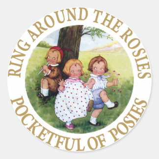 Sticker Rond Bague autour des Roses, Pocketful de Posies