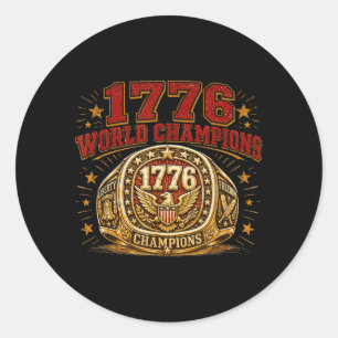 Sticker Rond Bague de style sportif mondial 1776