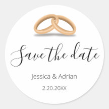 Bagues Romantiques en Or Save the Date