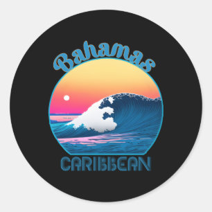 Sticker Rond Bahamas