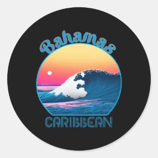 Sticker Rond Bahamas
