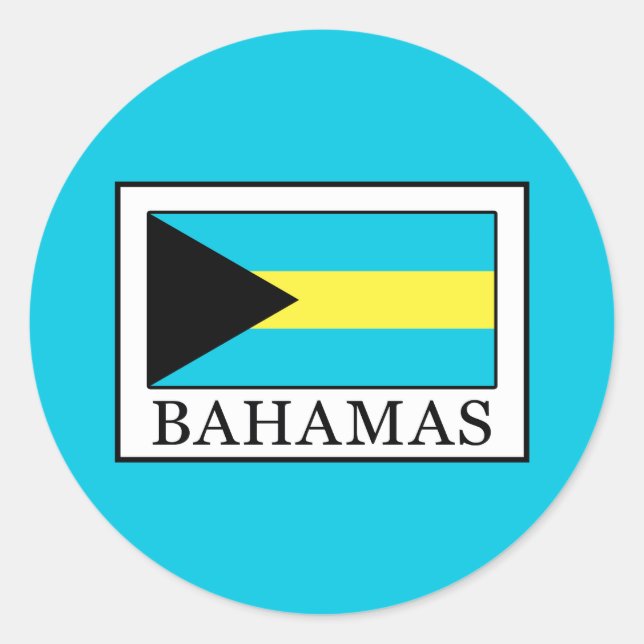 Sticker Rond Bahamas (Devant)
