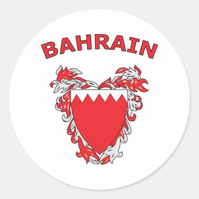 Sticker Rond Bahreïn (Devant)