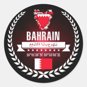 Sticker Rond Bahreïn
