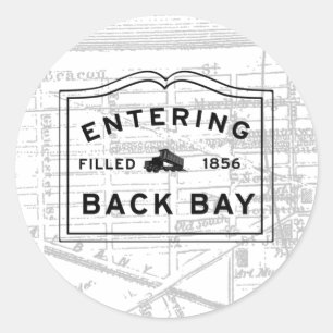 Sticker Rond Baie arrière remplie