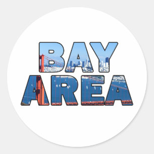 Sticker Rond Baie de San Francisco