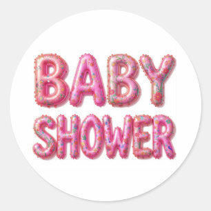 Sticker Rond Baignoire de naissance pour bébé