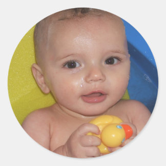 Sticker Rond Bain