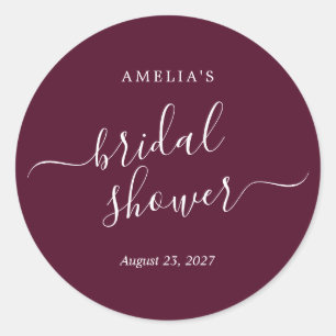 Sticker Rond Bain de mariage en Bourgogne