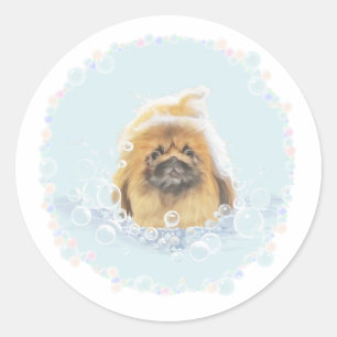 Sticker Rond Bain Moussant