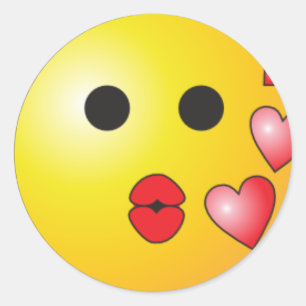 Sticker Rond Baisers