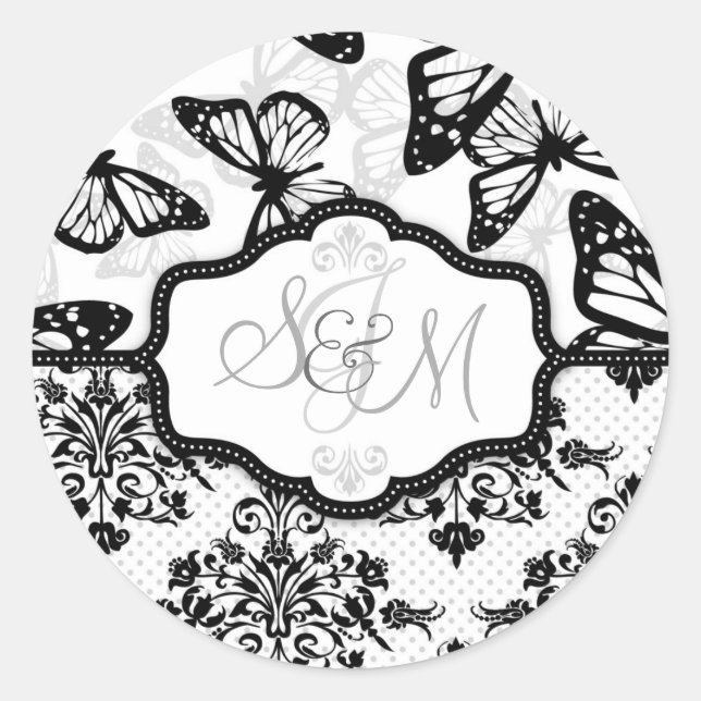 Sticker Rond Baisers papillon Sticker_DrMullins (Devant)