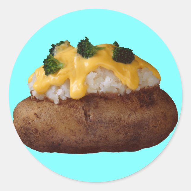 Sticker Rond Baked Potato (Devant)