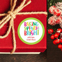 Baking Spirits Bright Colorful Noël Traitements