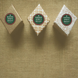 Sticker Rond Baking Spiritueux