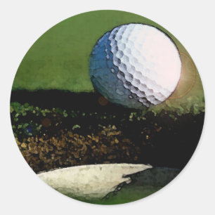 Sticker Rond Bal de golf