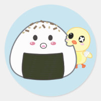 Bal de riz Kawaii "Onigiri" avec Ejiki le poussin