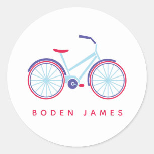 Sticker Rond Balade en vélo