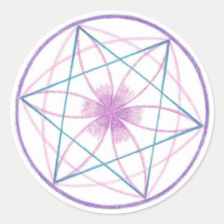 Sticker Rond Balance Mandala