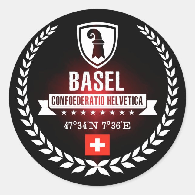 Sticker Rond Bâle (Devant)