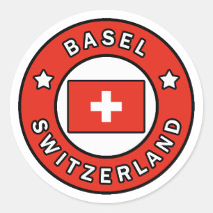 Sticker Rond Bâle Suisse