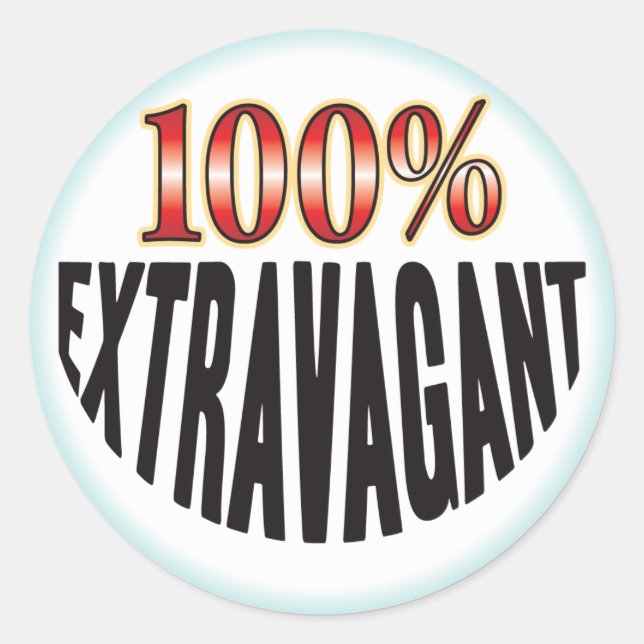 Sticker Rond Balise extravagante (Devant)