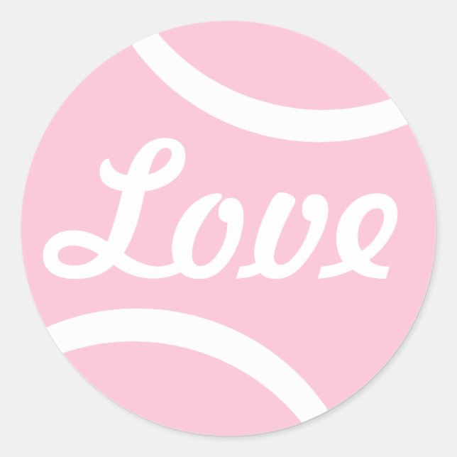 Sticker Rond Ball de tennis (Devant)