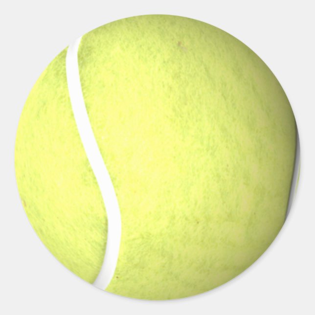 Sticker Rond Ball de tennis (Devant)