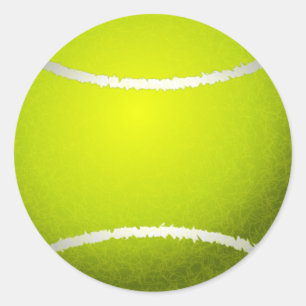 Sticker Rond Ball de tennis