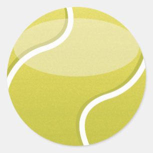 Sticker Rond Ball de tennis