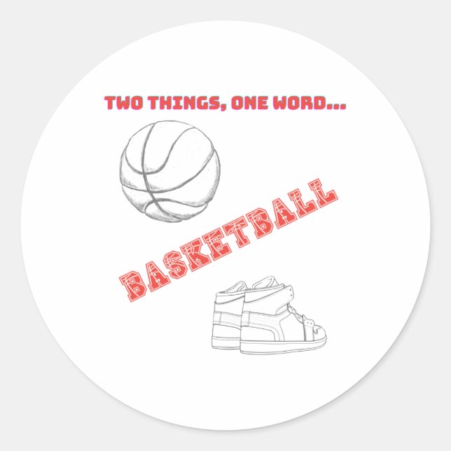 Sticker Rond Balle De Basket Et Ss Scute Sss (Devant)