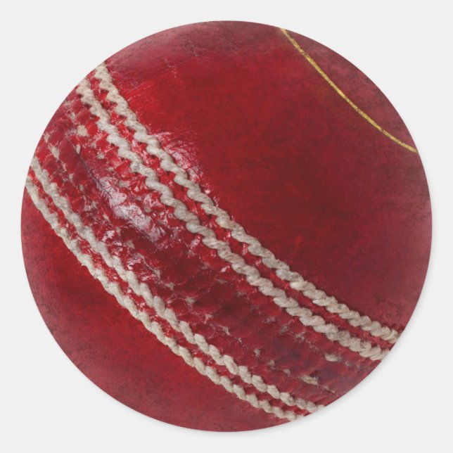 STICKER ROND BALLE DE CRICKET (Devant)
