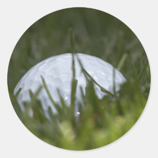 Sticker Rond balle de golf cachée