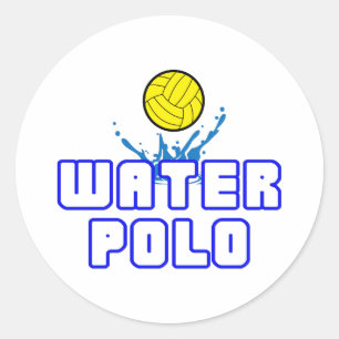 STICKER ROND BALLE DE POLO D'EAU OUVERTE