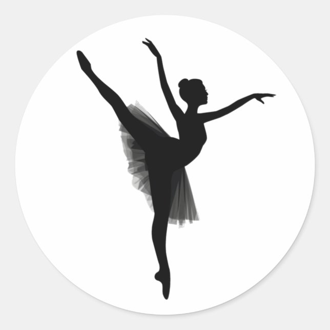 Sticker Rond Ballerina (Devant)