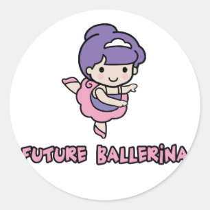 Sticker Rond Ballerine