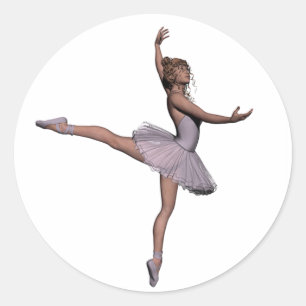Sticker Rond Ballet