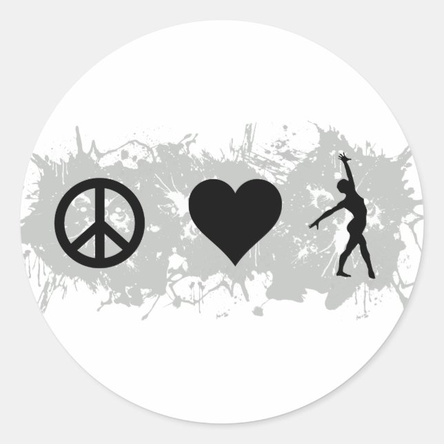 Sticker Rond Ballet 1 (Devant)