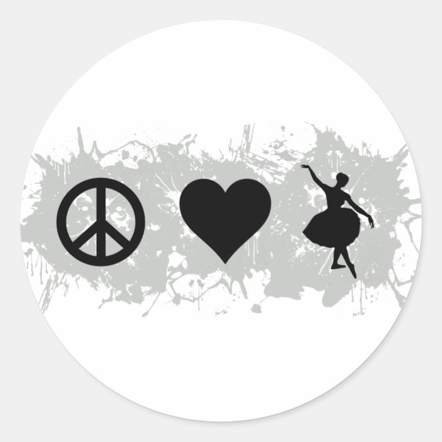 Sticker Rond Ballet 6 (Devant)
