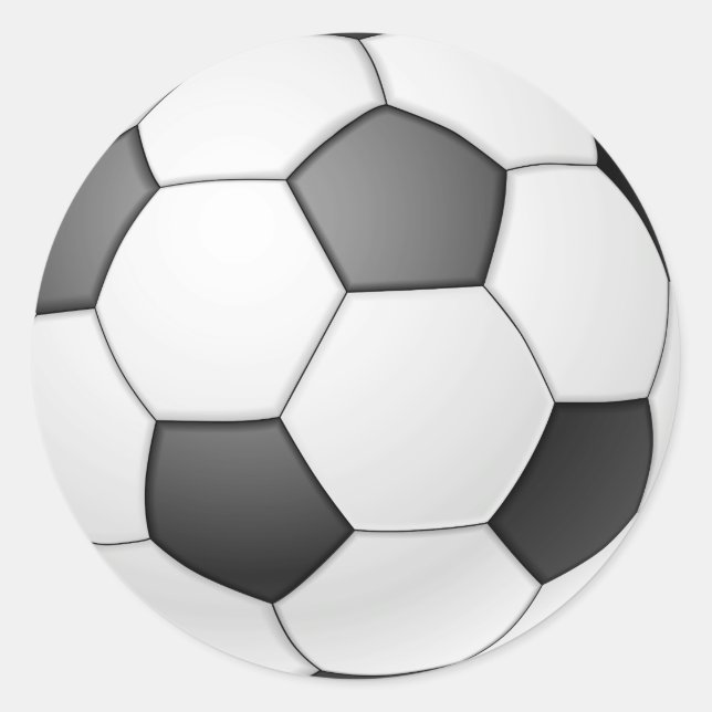 STICKER ROND BALLON DE FOOT (Devant)