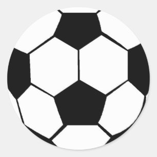 Sticker Rond Ballon de football