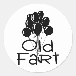Sticker Rond Ballons noirs vieux panier