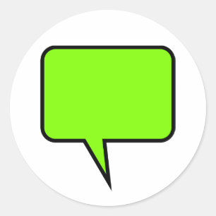 Sticker Rond Ballons Word