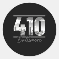 Baltimore 410 Indicatif régional Skyline Maryland