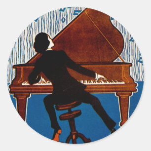 Sticker Rond Baltimore Blues