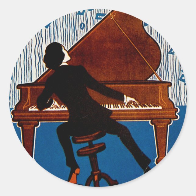 Sticker Rond Baltimore Blues (Devant)