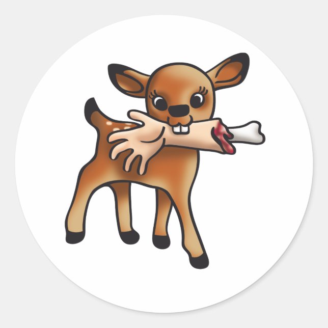 Sticker Rond Bambi (Devant)