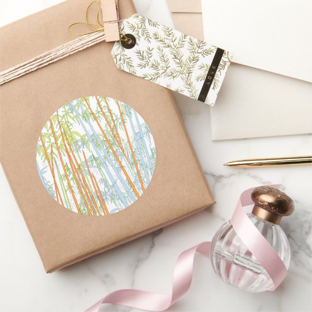 Sticker Rond Bamboo 3 (Cadeaux)