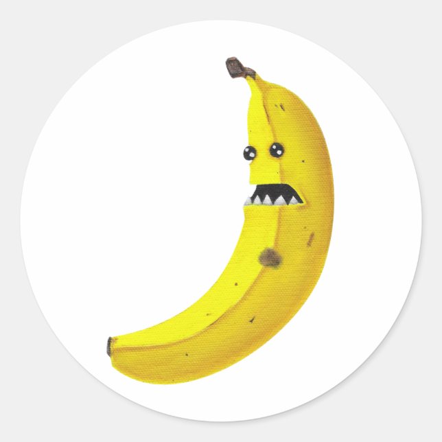 Sticker Rond Bananaargh (Devant)