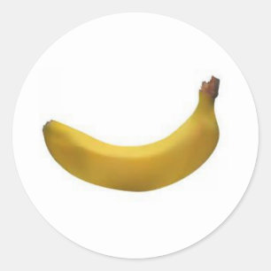 Sticker Rond Banane